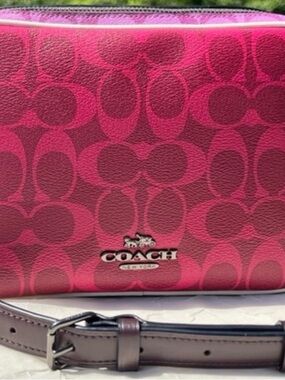 COACH JES Signature Crossbody with Logo Hardware